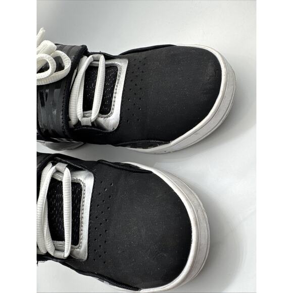 Womens Adidas Round HouseMid W - Q33015 Black Silver White Trainers Size 7 Clean - Picture 4 of 14